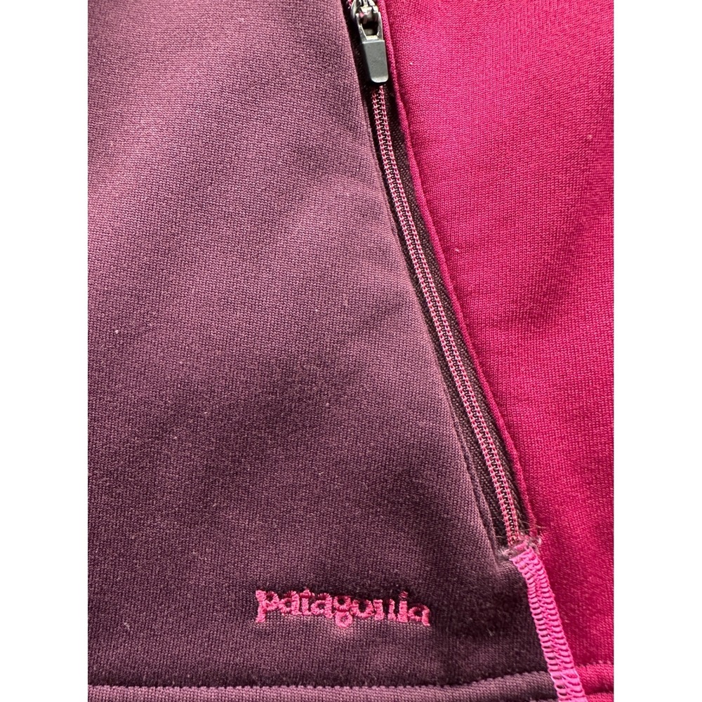 Patagonia Polartec Lightweight Full-Zip Hoody Deep Plum W's Medium Jacket - Picture 9 of 12